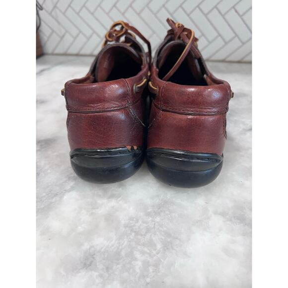 Polo Sport Ralph Lauren Leather Boat Shoes Men’s 8D Brown Kiltie Moc MB12292 main image 4